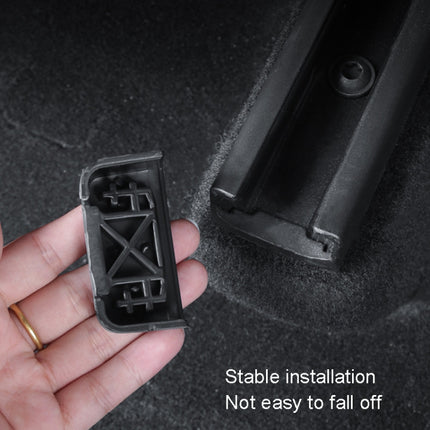 4pcs /Set For Tesla Model Y / 3 Seat Slide Anti Kick Plug Pulley Protective Cover Interior Modification Accessories