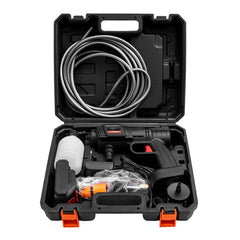 HILDA 21V High Pressure Water Torch Lithium Car Washer Plastic Package, EU Plug With 1 Battery, US Plug With 1 Battery, UK Plug With 1 Battery