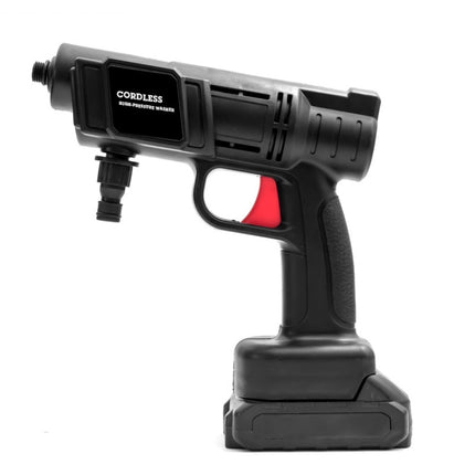 HILDA 21V High Pressure Water Torch Lithium Car Washer Plastic Package, EU Plug With 1 Battery, US Plug With 1 Battery, UK Plug With 1 Battery