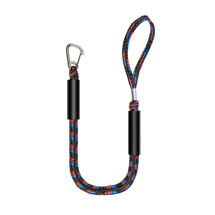 Pier Stainless Steel Clamp Boat Rope Accessories PWC Built-In Buffer Kayak Mooring Cable, Black, Black Blue Red, Blue White Black
