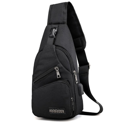 MeiJieLuo Simple Men Chest Bag Sports Youth Shoulder Crossbody Bag