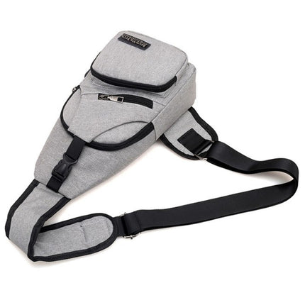 MeiJieLuo Simple Men Chest Bag Sports Youth Shoulder Crossbody Bag