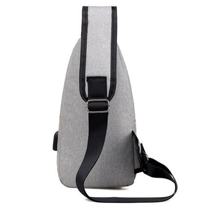MeiJieLuo Simple Men Chest Bag Sports Youth Shoulder Crossbody Bag
