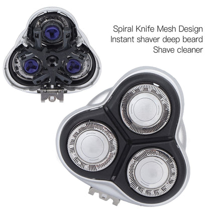 For Philips Shavers HQ7310 HQ7340 HQ7180 HQ7360 HQ7390 Replacement Blade Accessories, Full Set White, Full Set Silver