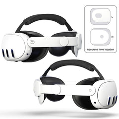 For Meta Quest 3 VR Adjustable Elite Headset Head Strap, Elite Headset White, Elite Headset Black