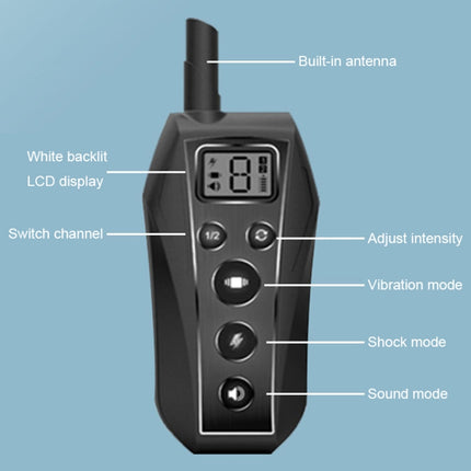 Intelligent Electronic Remote Control Dog Training Device Pet Training Shock Collar Bark Stopper, T700, Receiver