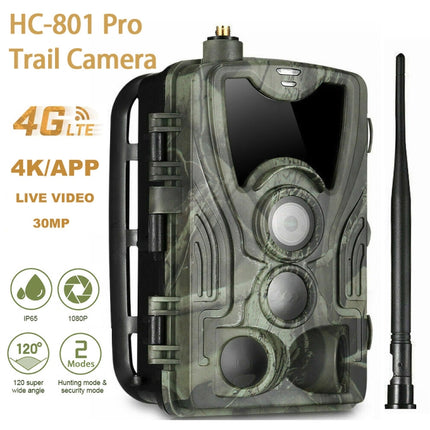 HC-801Pro 4K 4G Outdoor Hunting Camera App Remote Mobile Phone Control To View Photos And Video At Any Time