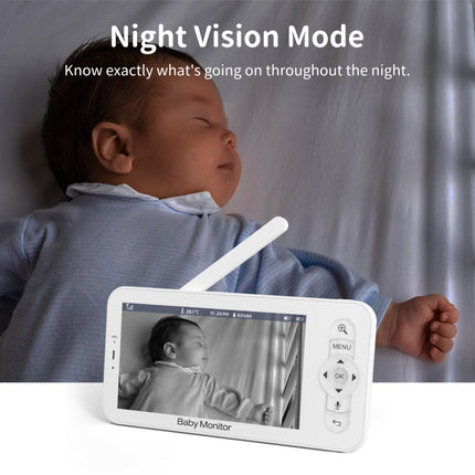 5 Inch HD Baby Monitor Wireless Wifi Baby Care Camera