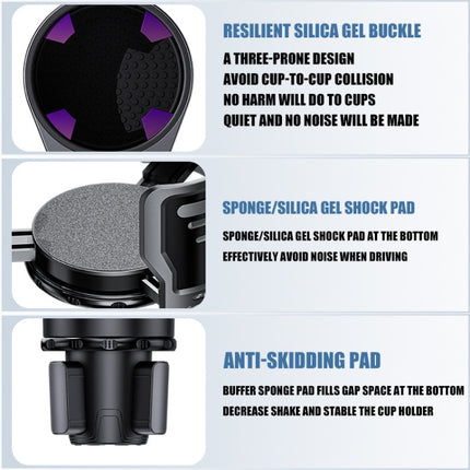 Multifunctional Car Water Cup Holder Drink Holder with Switch Lock, Small, Large