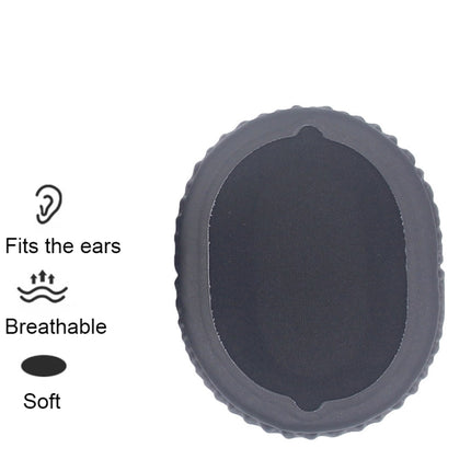 2pcs For Sony WH-CH710N/CH720N/CH700N Headphone Sponge Cover Leather Earmuffs, WH-CH710N/CH720N/CH700N(Black), WH-CH710N/CH720N/CH700N(Blue)