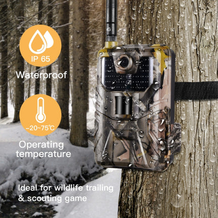 20MP 2K Wildlife Hunting Trail Camera Photo Traps Night Vision 4G SMS MMS SMTP Cellular Surveillance Camera