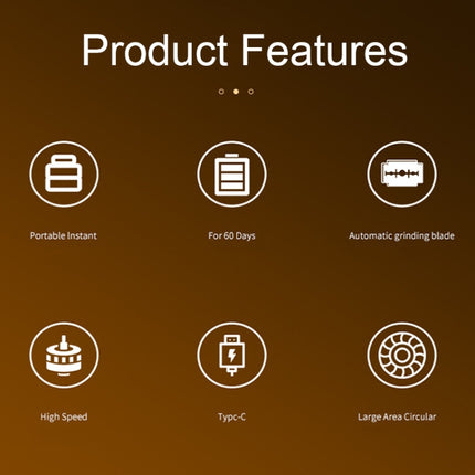 Rechargeable Travel Electric Shaver Portable Elbow Mini Floating Head Shaver