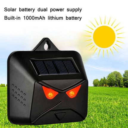 4pcs /Box Solar Animal Repeller Waterproof Animal Deterrent with Red LED Light, 209A 4pcs /Box