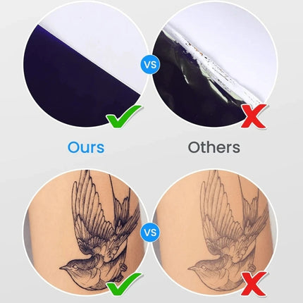 For Phomemo M08F / TP81 100sheets /Pack A4 Tattoo Transfer Paper Compatible For MR.IN Brother Pocket Jet / MT800