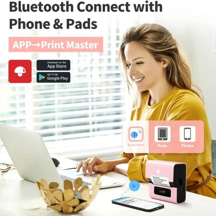 Phomemo M221 Thermal Wireless Label Printer Barcode Bluetooth Label Maker
