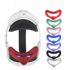 For Meta Quest 3 Silicone Face Cover Eye Mask with Nose Pad