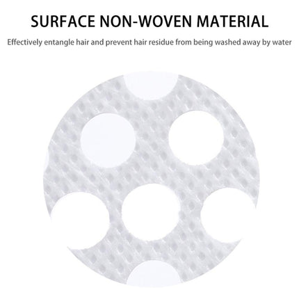 FASOLA 15pcs /Bag Sink Disposable Filter Sewer Mouth Non-woven Floor Drain Sticker, Small Hole, Large Hole