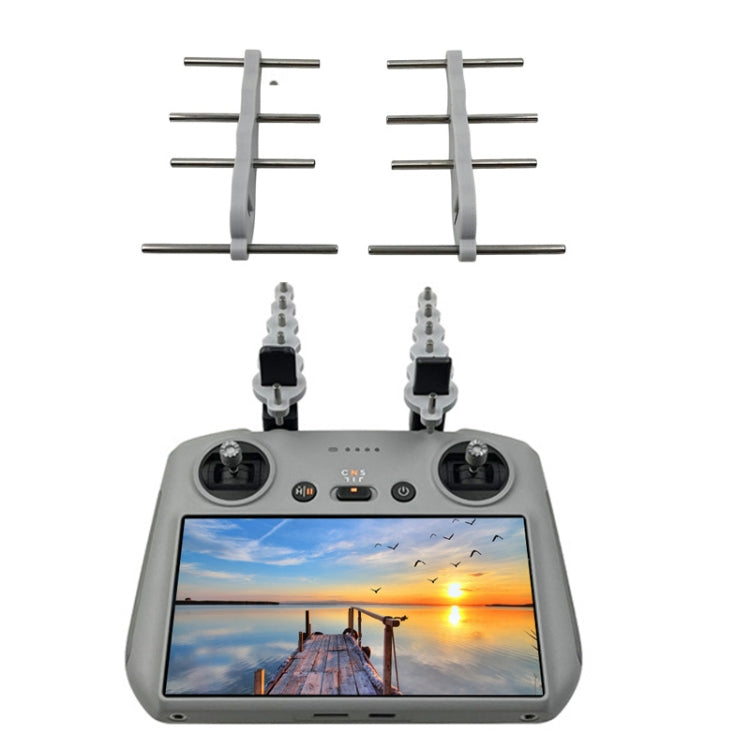 For DJI Air 3/Mini 4 Pro Drone RC 2 Remote Controller Yagi Antenna Signal Booster, 2.4G  913797, 5.8G  913797