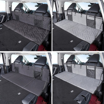 Car Camping Bed Folding Board SUV Rear Row Extension Board For Tesla, Gray, Gray Embossed, Black Embossed