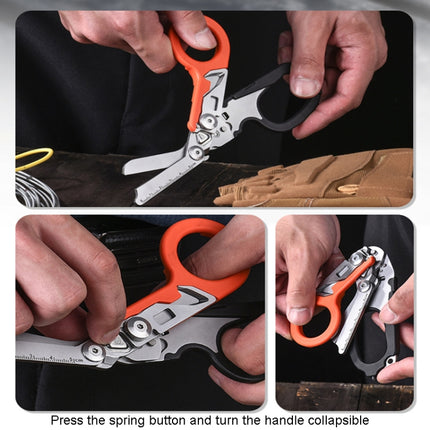 Multifunctional Outdoor First Aid Equipment Foldable Gadget Scissors