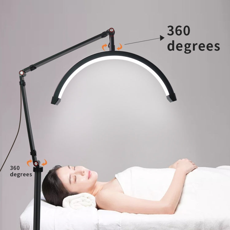 LED Half Moon Beauty Lamp Manicure Eyebrow Tattoos Eyelash Fill Light