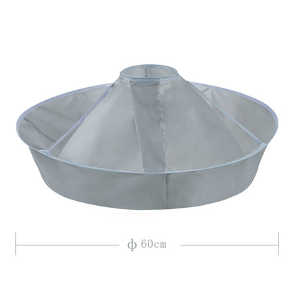 PE Material Haircut Cape 60cm Umbrella Design Salon Hairdressing Cloak For Hair Dye Perm, PE