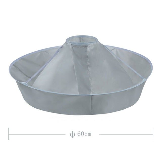 PE Material Haircut Cape 60cm Umbrella Design Salon Hairdressing Cloak For Hair Dye Perm, PE