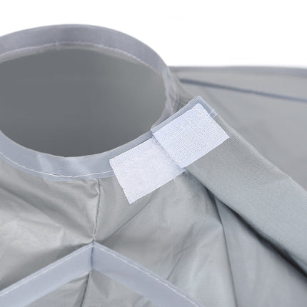 PE Material Haircut Cape 60cm Umbrella Design Salon Hairdressing Cloak For Hair Dye Perm, PE