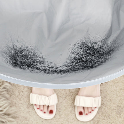 PE Material Haircut Cape 60cm Umbrella Design Salon Hairdressing Cloak For Hair Dye Perm, PE