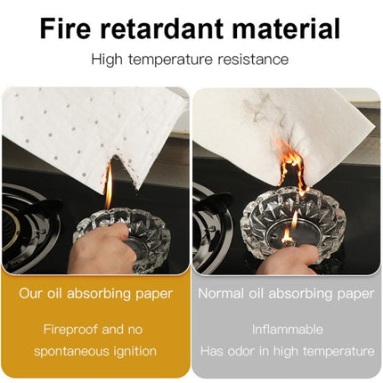 10pcs /Pack Disposable Oil Groove Suction Paper for Cooker Hoods, 7x90cm Regular, 10x90cm Regular, 7x90cm Thickened, 10x90cm Thickened