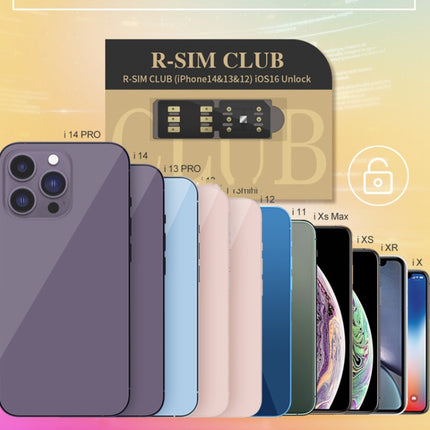 R-SIM18 CLUB Unlock Card Integrate TMSI / eSIM / ICCID / IPCC for iOS System, R-SIM18 CLUB