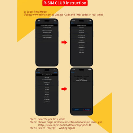 R-SIM18 CLUB Unlock Card Integrate TMSI / eSIM / ICCID / IPCC for iOS System, R-SIM18 CLUB