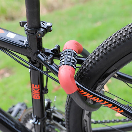 Bicycle And Electrical Vehicle 5-Digit Combination Lock Safety Anti-Theft Cycling Lock, 57 x 1.72cm, 40 x 1.72cm