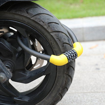 Bicycle And Electrical Vehicle 5-Digit Combination Lock Safety Anti-Theft Cycling Lock, 57 x 1.72cm, 40 x 1.72cm