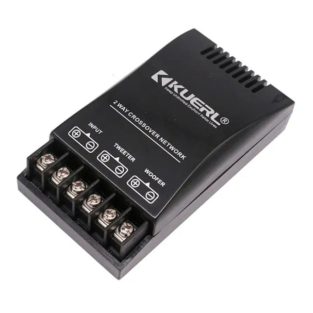KUERL 2 Way Car Audio Frequency Divider Stereo Car Speaker Crossover Filter, KUERL 655D