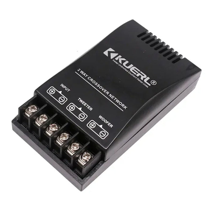 KUERL 2 Way Car Audio Frequency Divider Stereo Car Speaker Crossover Filter, KUERL 655D