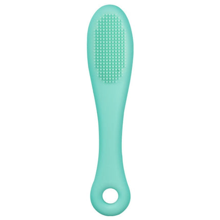Pet Cats Dog Cleaning Comb Chin Teeth Cleaning Brush Silicone Brush, Green, Purple, Pink
