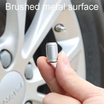 4pcs /Set Umbrella Metal Tire Valve Caps Automobile Universal Modified Valve Covers