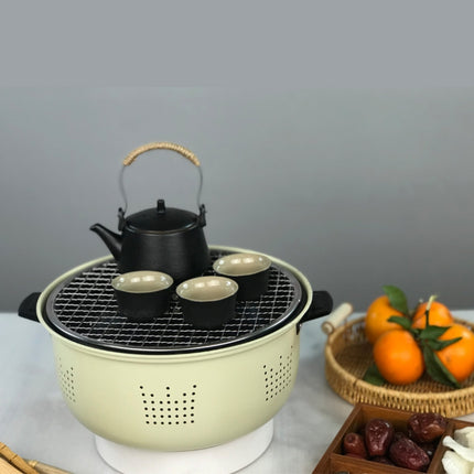 Charcoal Grill Stainless Steel Outdoor Camping Cooking Tea Around The Stove Barbecue Stove, Style A, Style B