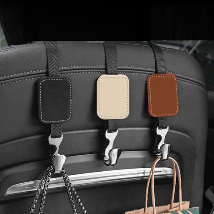 Car Rear Seat Backrest Suede Interior Multifunctional Hook
