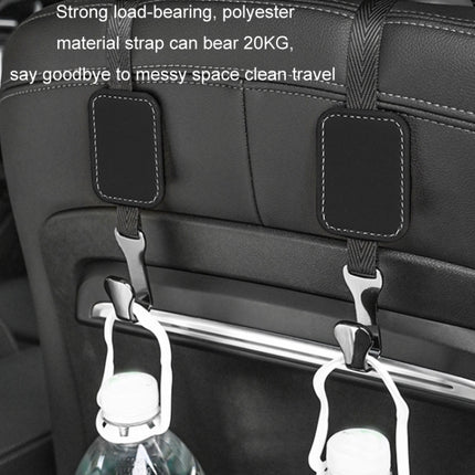 Car Rear Seat Backrest Suede Interior Multifunctional Hook