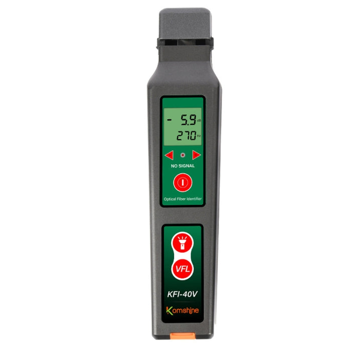 Komshine Fiber Optic Identifier Optical Cable Signal Direction Identifier With VFL Red Light 10mW, KFI-40V