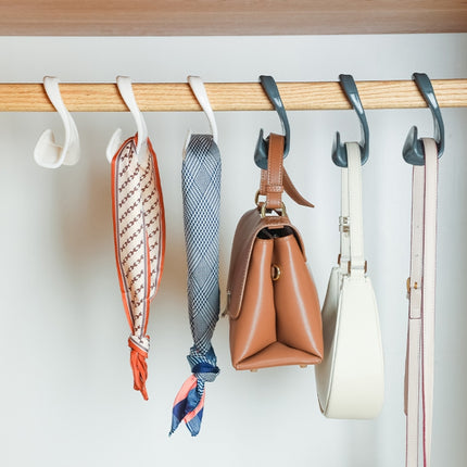 5pcs Wardrobe Hook Hat and Scarf Storage Rack Bag Anti-deformation Arch Hanger
