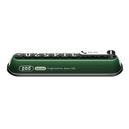 Bbdd Pod Temporary License Card Hidden Retro Parking Plate