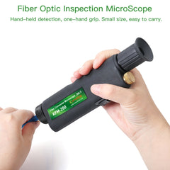 KomShine 200x Handheld Fiber Optic Magnifier Detector