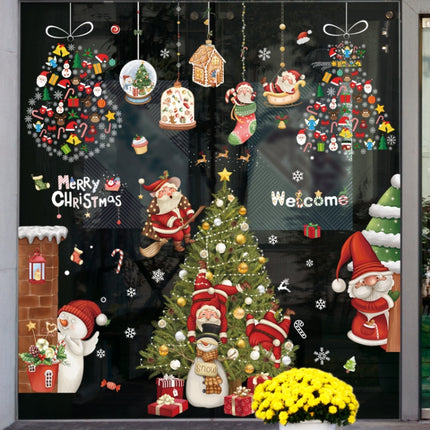 Christmas Window Decoration Poster Santa Claus Elk Snowflake Glass Wall Stickers, SD-01 45x60cm, SD-02 45x60cm, SD-03 30x90cm, SD-05 30x90cm, SD-12 30x90cm, SD-2203 30x45cm, SD-2204 30x45cm, SD-2205 30x45cm, SD-2206 45x60cm, SD-2207 45x60cm            ...