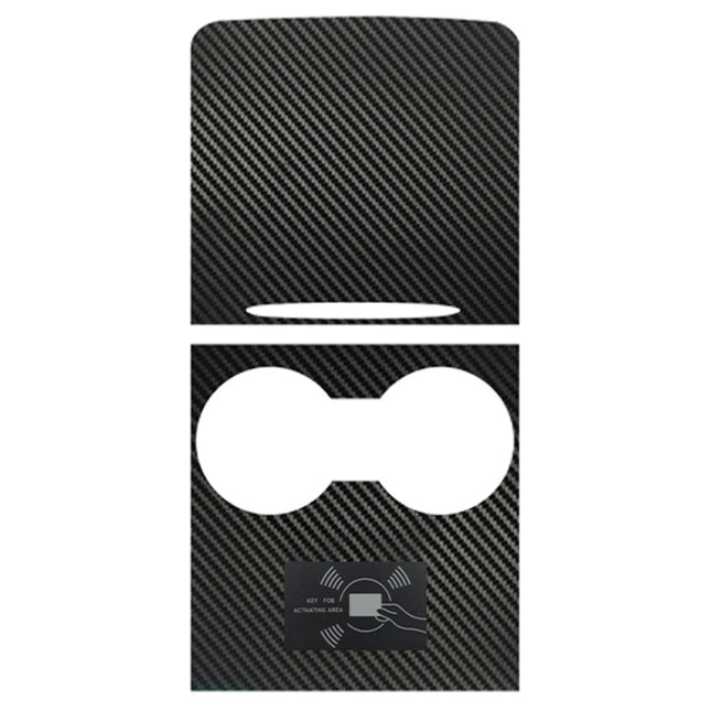 For Tesla Model 3 / Y Carbon Fiber Center Panel Protective Film Anti-Scratch Car Interior, Light, Matte