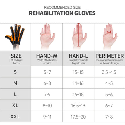 Intelligent Robotic Rehabilitation Glove Equipment, With UK Plug Adapter, S, M, L, XL, XXL
