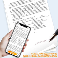 Small A4 Home Office Portable Inkless Printing Thermal Paper, 200pcs Thermal Paper