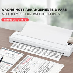 Small A4 Home Office Portable Inkless Printing Thermal Paper, 200pcs Thermal Paper